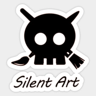 silent art Sticker